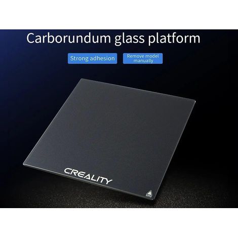 Creality Piattaforma in Vetro Temperato Trasparente, 235x235 mm