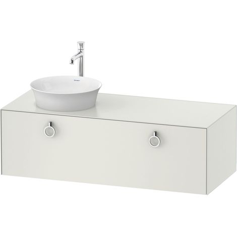Duravit White Tulip, meuble sous-lavabo suspendu, largeur 1300 x
