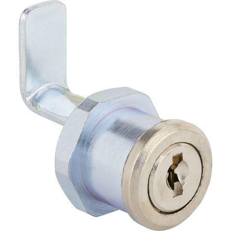 Roue universelle Serrure pour épaisseur du matériau, 11–18, 8 mm, nickelé, ZS 77 H SB Argenté
