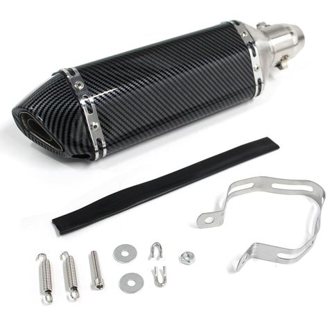 1.5'' 2" Système Silencieux D'échappement Universel Pour Moto, Tuyau D'échappement en Acier Inoxydable à Manchon Coulissant de 38 51 mm, pour ATV Dirt Street Bike Scooter Quad (1/5)