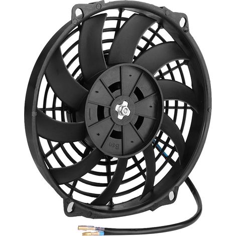 Ventilateur de Refroidissement A/C, Ventilateur de Refroidissement électrique à Condensateur de Climatiseur à Lame Incurvée de Voiture Universelle 24V 9 '' (1/5)