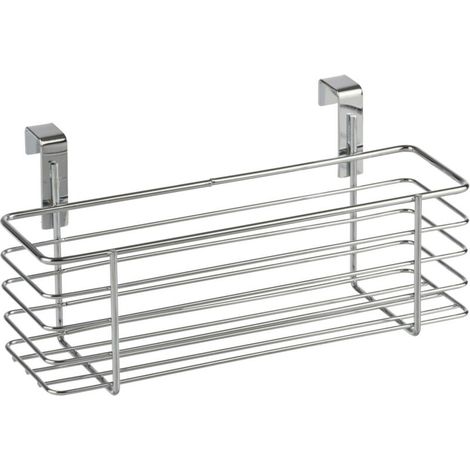 Organiseur de cuisine rectangulaire multifonction – Pour rangement de détergents, éponges, épices – Installation facile avec 2 poignées