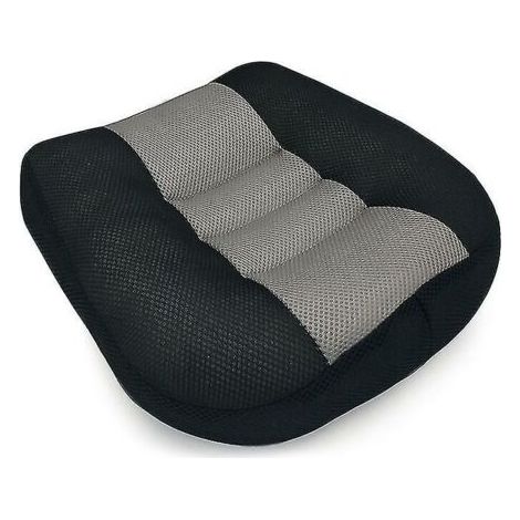 Coussin de siège rehausseur voiture 38x38x10 cm – Polyester respirant – Antidérapant ergonomique – Confort optimal pour conduite (1/3)