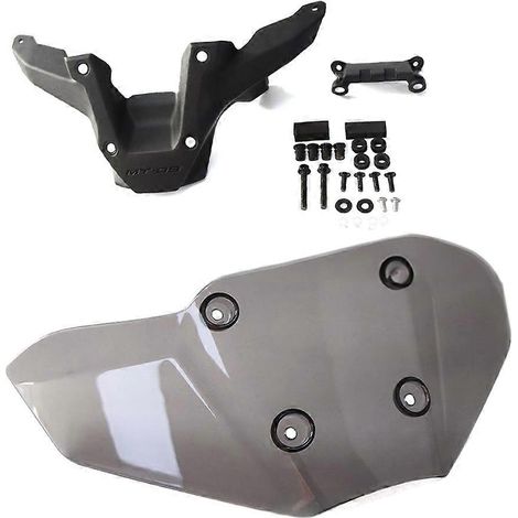 Pare-brise pour Yamaha MT-09 MT 09 Mt09 MT09 SP Kit visière Mt-09 2024 Accessoires moto Déflecteurs de vent latéraux A (1/5)