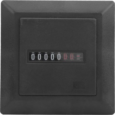 Digital display hour meter, AC 220-240V 50Hz timer tools, for engineering machinery (1/5)