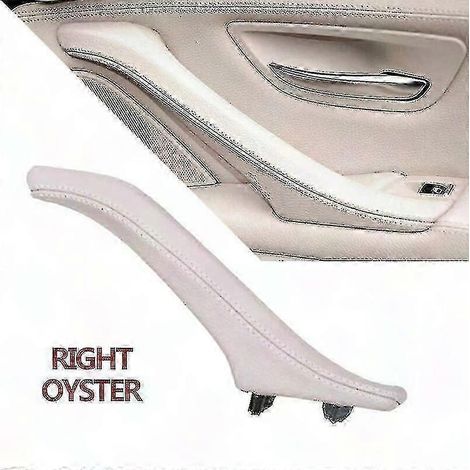 Türgriffset innen mit Lederbezug, Fahrer- und Beifahrerseite, für BMW 5er F10 F11 F18 520i 523i 525i 528i 535i, 2er-Set, seitliche Türgriffe (1/5)