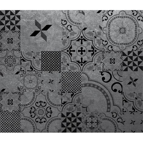Crédence adhésive aluminium brossé 20x20cm – Épaisseur 3mm – Adhésif double face pour surfaces lisses – Décoration cuisine et salle de bain – CPM
