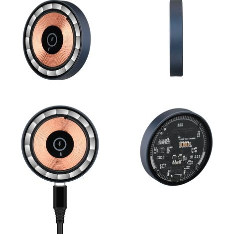 Support magnétique pour téléphone de voiture 2022, compatible avec chargeur MagSafe, fixation pour grille d'aération métallique, support GPS pour voiture, accessoires pour téléphone portable (1/5)