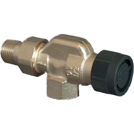 OVENTROP Valvola termostatica A assiale di mandata DN 10, Rp 3/8 x R 3/8, PN 10, 1181403