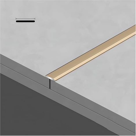 Profilé de seuil de porte/sol en aluminium (90 cm de long, largeurs va (1/5)