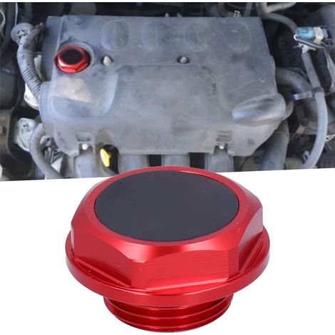 Couvercle de soupapes moteur, bouchon de remplissage, bouchon de réservoir de carburant (pour TOYOTAB, rouge) (1/5)