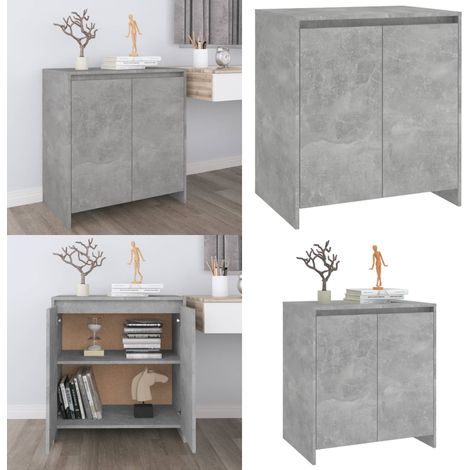 Sideboard Betongrau 70x41x75 cm Holzwerkstoff - Sideboard - Regal - Wohnraumgestaltung - Möbelstück - Holzmöbel - Home & Living (1/5)