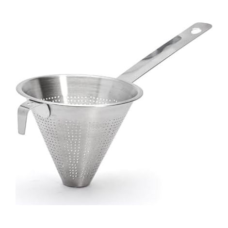 1 Passe-sauce,Inox perforé,Diamètre 14 cm,Crochets de stabilisation,AISI 304,Cuisine professionnelle (1/4)