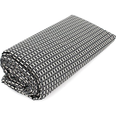 Drap housse imprimé satin de coton ENZO Bonnet de 30 cm 140x190 cm (1/5)