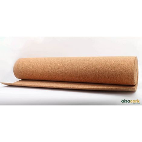 rouleau isolant souple en liège standard, ép. 3mm - 10m x 1m