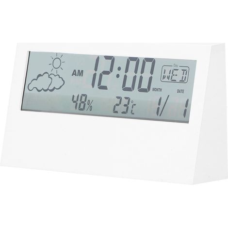 Sveglia elettronica multifunzionale – orologio digitale – temperatura/umidità – casa