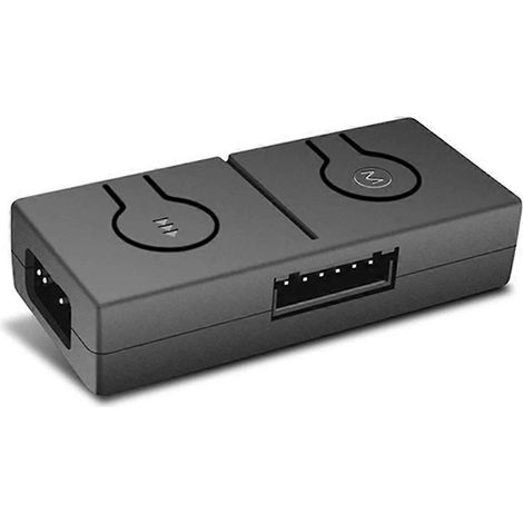 5V 3-Pin ARGB auf 12V 4-Pin RGB-Konverter für Gehäuselüfter mit 3-Wege-Splitter für 3-Pin RGB-Mainboards (1/5)