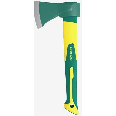 Hachette Manche Galbé 0,8 kg - Acier Forgé Trempé - Coupe Précise et Durable - Manche Ergonomique - Outil de Coupe Bois