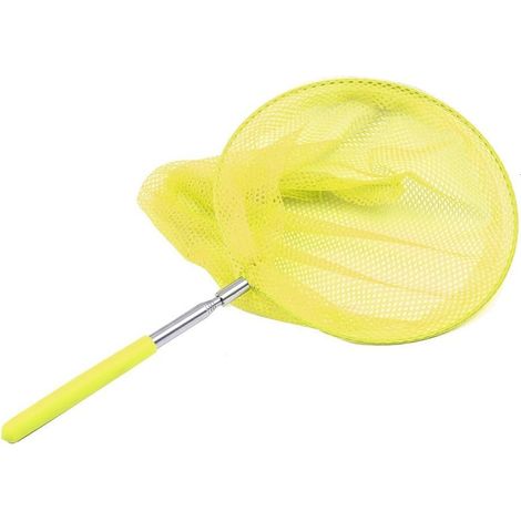 Filet Papillon Épuisette Pêche, Filet à Papillon Télescopiques, Épuisettes Télescopiques,  Pêche pour Les Enfants Attraper Les Insectes Bugs, Jaune