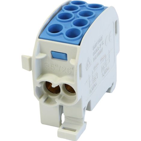 Zweigverteilerblock SCB 35 Al/Cu 80210 Simblock, blau (1/2)