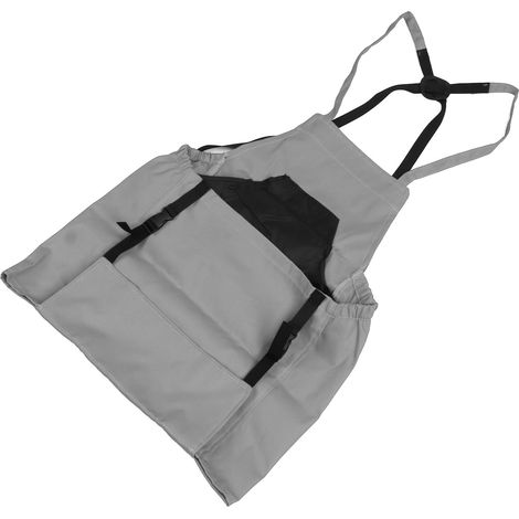 Sac de récolte, tablier de cueillette de fruits, grande capacité, en tissu Oxford, fermeture rapide, pochette de jardin pour verger, jardin et ferme, gris (1/5)