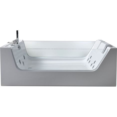 Baignoire hydromassage avec 2 verre panoramique 170 X 120 cm 16 jets – Gemma (1/5)