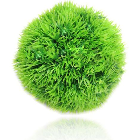 Plantes Artificielles pour Aquarium : Boules d'Algues Vertes Simulées, Décoration Paysage Aquatique pour Bassin à Poissons (1/5)