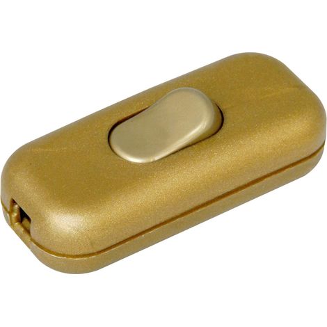 Interruttore di controllo di linea, unipolare, 250 V, 2 A, oro, bipolare