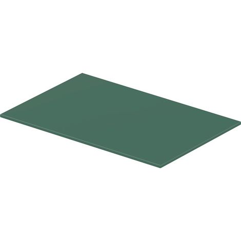 Duravit DuraSquare 57x31cm, pour consoles métalliques 003113/ 003114, Coloris: Laque brillante Jade - 0099688500