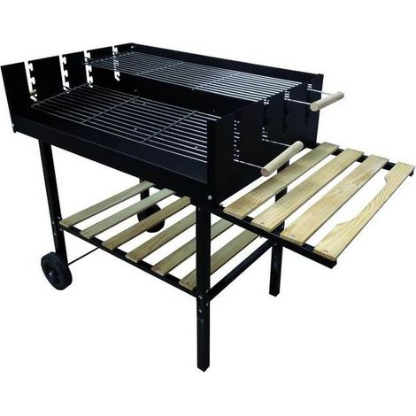 BARBECUE BLINKY mod. CIRCE 117x56 cm in Acciaio verniciato con Griglia e mensola (1/3)