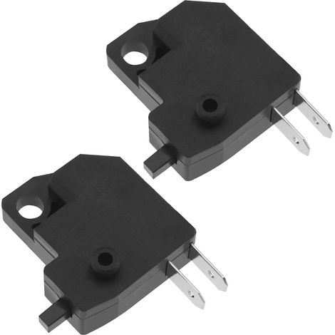 Interrupteur de Feux de Freinage Droit pour Moto Scooter Électrique Remplacement Feu Stop Interrupteur Bouton Poussoir en Plastique Cuivre Matériel (1/5)