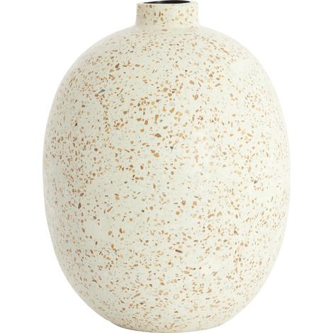 Light & Living Vase ORXETA in Terrazzo Creme – Ø31x41 cm