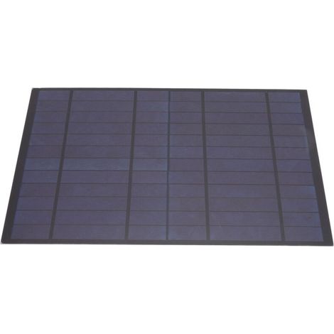6V 10W polykristallines Silizium-Solarpanel mit 1660mA Solarladegerät, ideal für Camping, Wandern und Bergsteigen.
