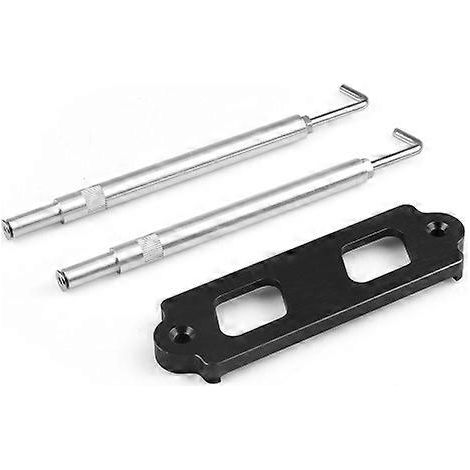 Car Aluminum Alloy Battery Fixing Bracket for Honda Civic 1988-2000(Black) (1/4)