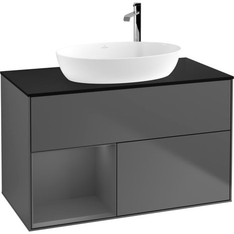 Villeroy & Boch F892GKGK Meuble sous-vasque Finion F89 (1/2)
