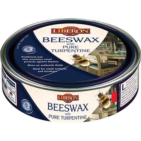 Liberon Paste Beeswax with Pure Turpentine - Clear - 150ml (1/3)