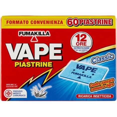 Vape piastrine classic 60 pz