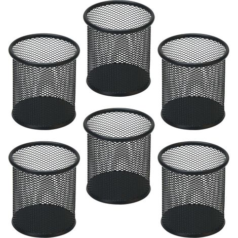stylos en métal noir organisateur de bureau pour stylos et