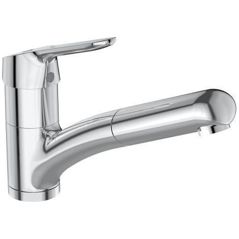 Ideal Standard CeraFlex - Spültischarmatur mit ausziehbarer Geschirrbrause, BlueStart, chrom BC143AA (1/3)