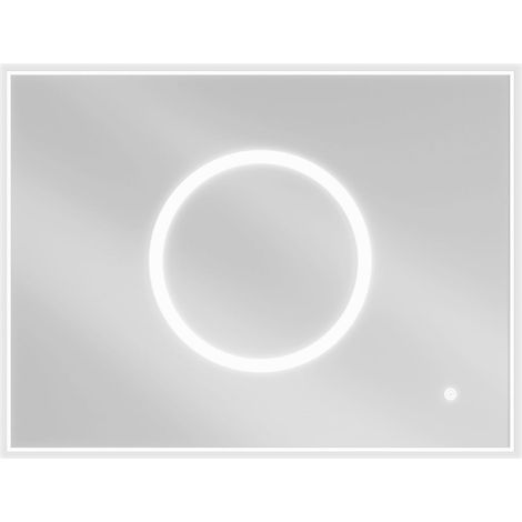 Mexen Koga espejo de baño iluminado 80 x 60 cm, LED 6000K, antivaho - 9821-080-060-611-00 (1/5)