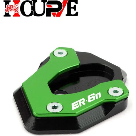 (Vert-ER6N) Béquille latérale CNC pour moto, compatible avec KAWASAKI ER-6N ER6N ER 6N ER 6F ER6F ER 6F 2012-2016 maxpower (1/4)