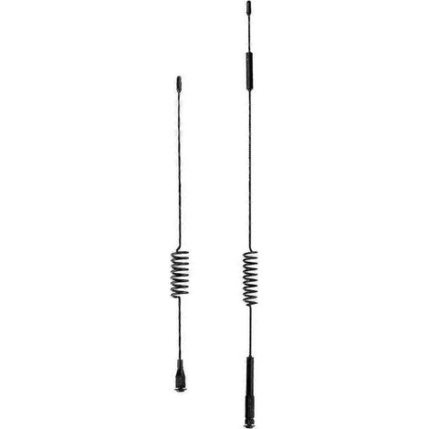 Antenne métallique 11.4" et 6.3" pour crawler radiocommandé à l'échelle 1/10. accessoires et décorations pour Traxxas TRX-4 D90 et Axial SCX10 (réf. 90046)