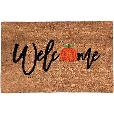 Tapis d'entrée citrouille d'Halloween, paillasson d'Halloween, tapis de bienvenue, tapis antidérapant pour intérieur. (1/5)