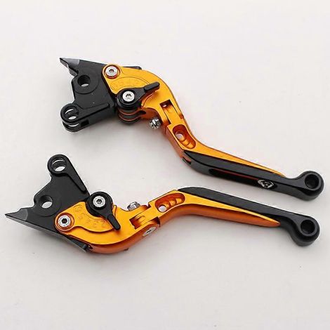Convient aux Ducati MONSTER S4/S4R, accessoires de poignée de frein, d'embrayage et de klaxon modifiés (orange) (1/4)