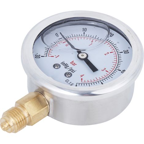 TS PGGZ604-4bar 1/4BSP Y60 Professionelles Radialmanometer für die Druckmessung im Haushalt (1/5)