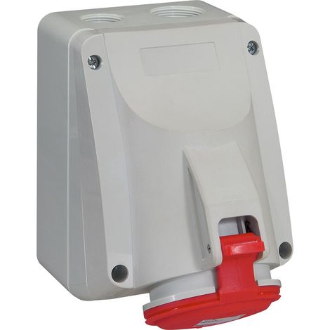 Presa da parete fissa P17 IP44 32A - 380V - 415V - 3P+T
