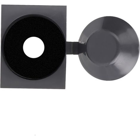 100 capuchons de protection étanches en polypropylène pour vis d'arche (gris foncé) (1/5)