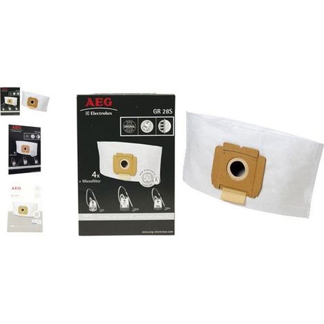 Lot de 4 Sacs pour Aspirateur AEG 9002565423