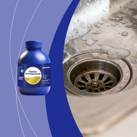 Abflussreiniger, geeignet für Küche, Toilette und Kanalisation löst Fett, beseitigt Gerüche und reinigt Abflussrohre im Haushalt – 300 g -- DTEKGAZ (1/5)