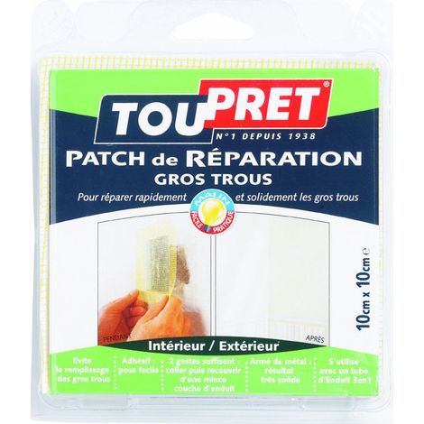 Toupret Reparaturpatch weiß 10cm x 10cm